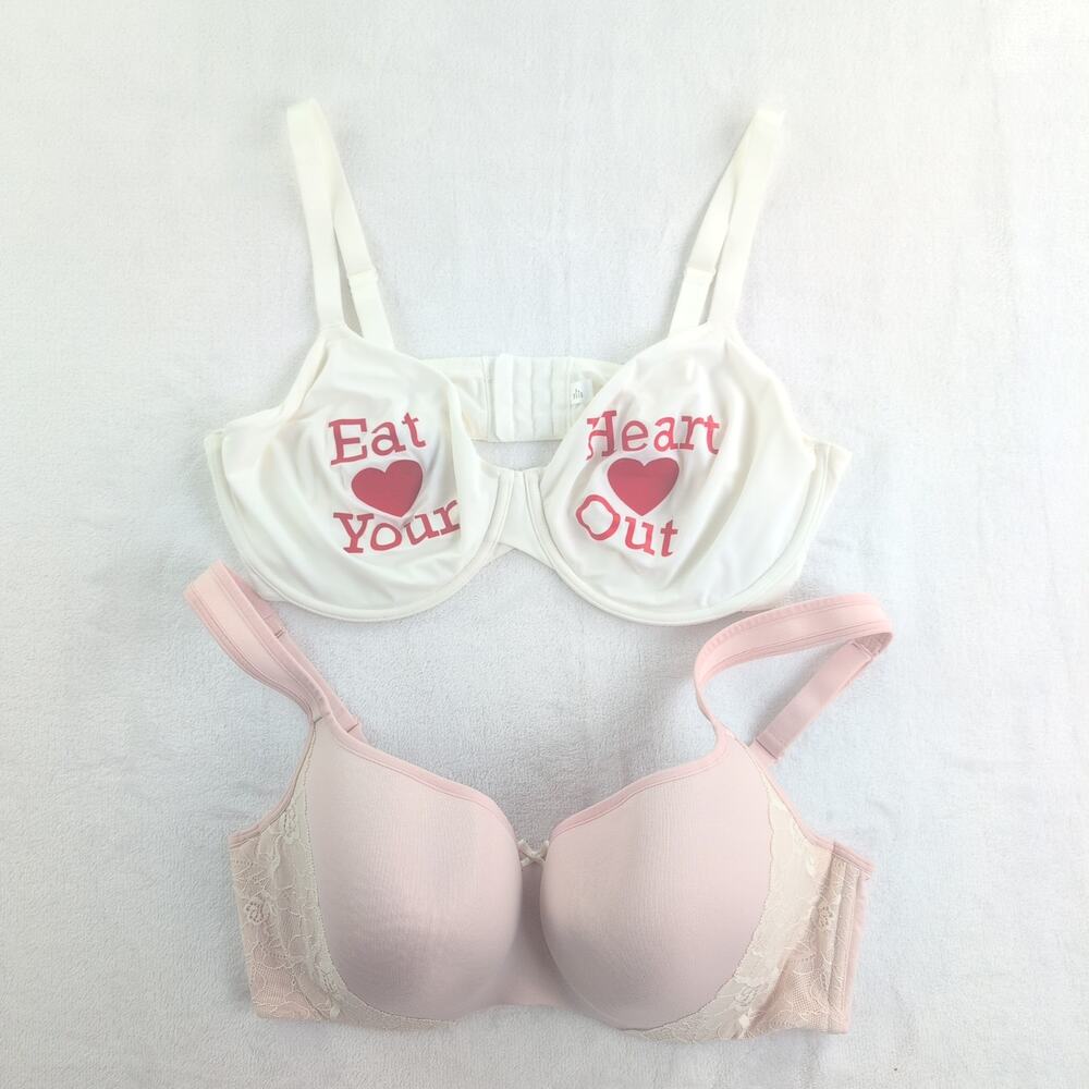 Cacique / Auden Underwire Bras (2) Lightly Lined / Demi Women's 38DD